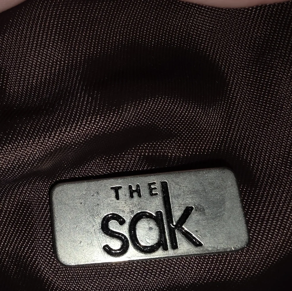 The Sak Elegant Brown Knit Backpack